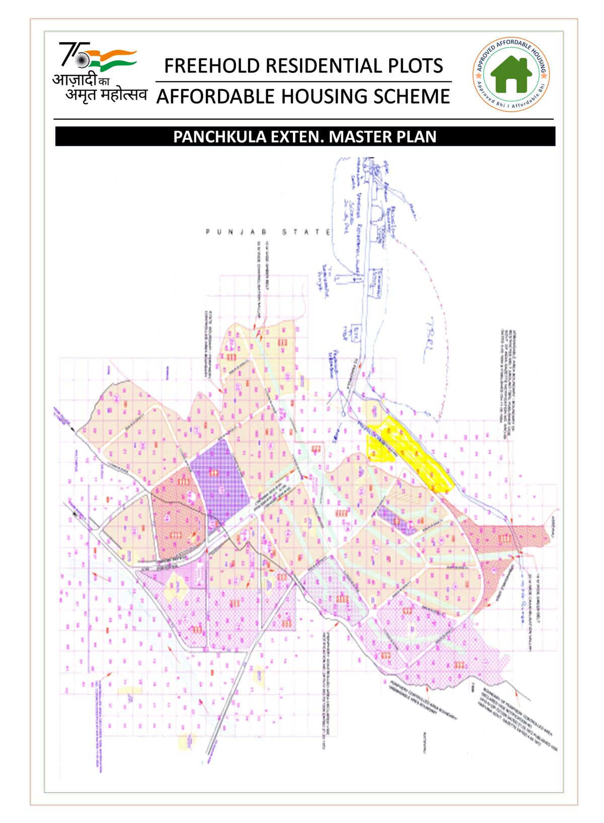 PANCHKULA EXTEN AFFORDABLE HOUSING SCHEME I APPROVED RESIDENTIAL PLOTS