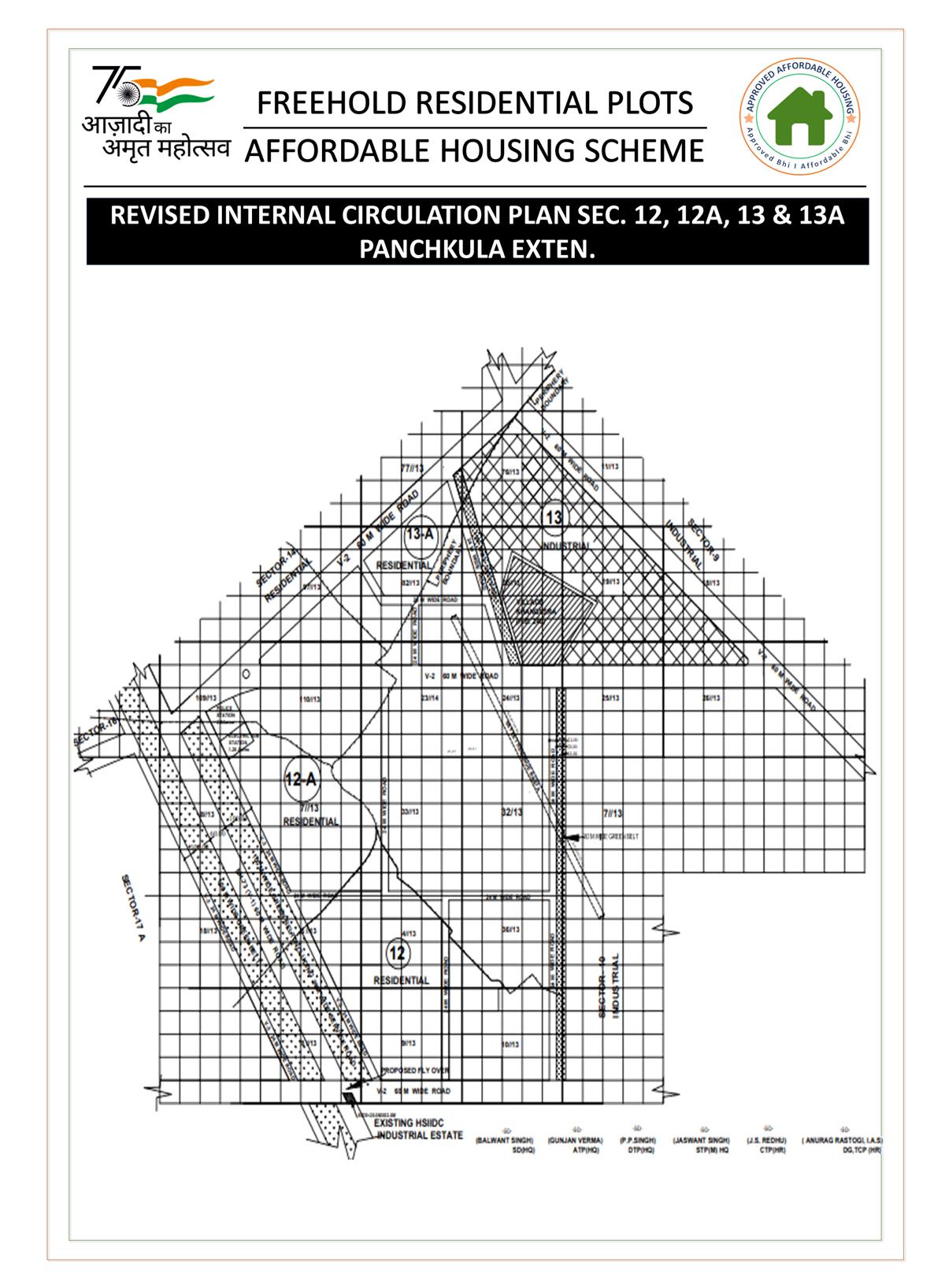 PANCHKULA EXTEN AFFORDABLE HOUSING SCHEME I APPROVED RESIDENTIAL PLOTS